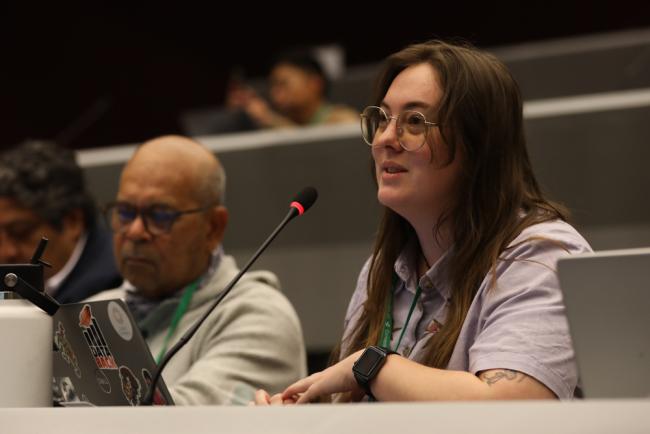 Katie Riddle, International Indigenous Forum on Biodiversity (IIFB)