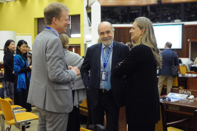 Ingo Narberhaus, Germany; with Antonio Nieto Magro and Esther Salamanca, Spain