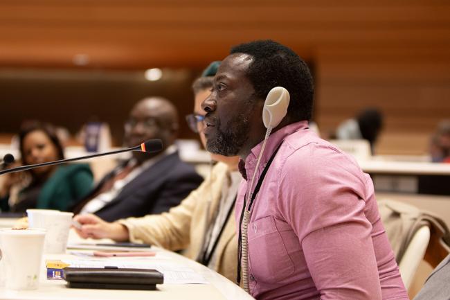 Jonathan Hamisi, State Geologist, Sweden - IGF-AGM 19 - 7 Nov 2023 - Photo