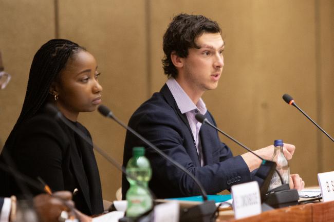 Joseph Mansour, Team Lead, Indo-Pacific & Critical Minerals Delivery, International Energy Unit, Foreign, Commonwealth and Development Office, United Kingdom  -IGF-AGM 19 - 9 Nov 2023 - Photo