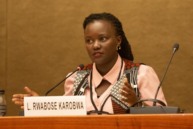 Loyola Rwabose Karobwa, Mining Lawyer, Ministry of Energy and Mineral Development, Uganda - IGF-AGM 19 - 9 Nov 2023 - Photo