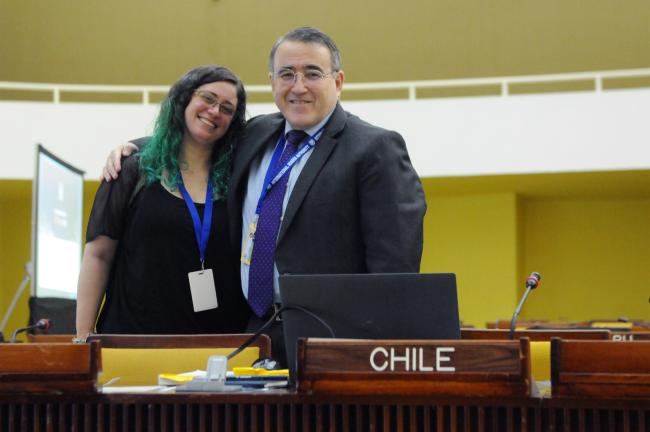 María Ovalle, ENB, and José Antonio Cabedo, Chile