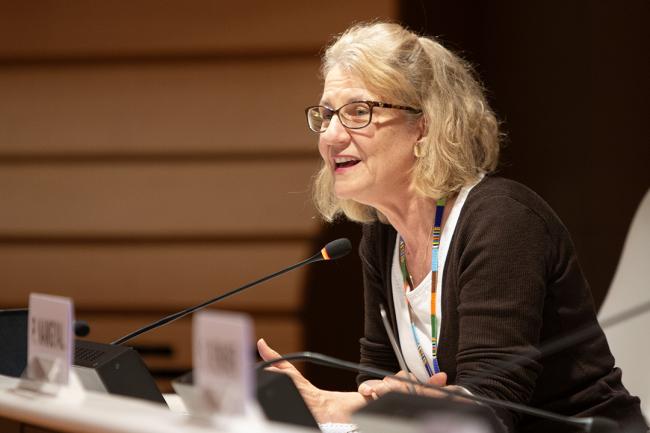 Martine Rohn-Brossard, Co-Chair Intergovernmental Regional -IGF-AGM 19 - 8 Nov 2023 - Photo