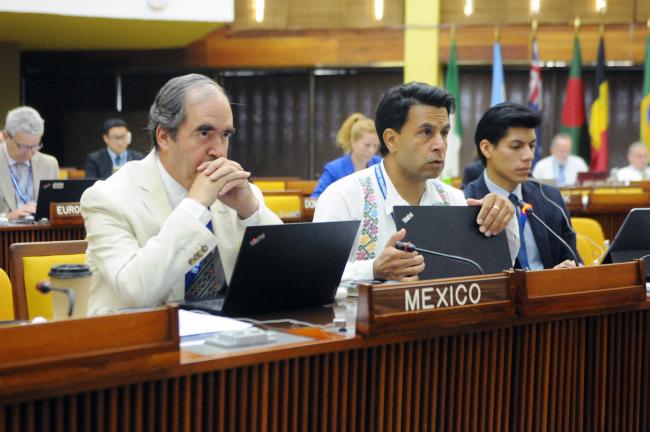 ISA-28 Council President Juan José González Mijares and Marcelino Miranda Aceves, Mexico