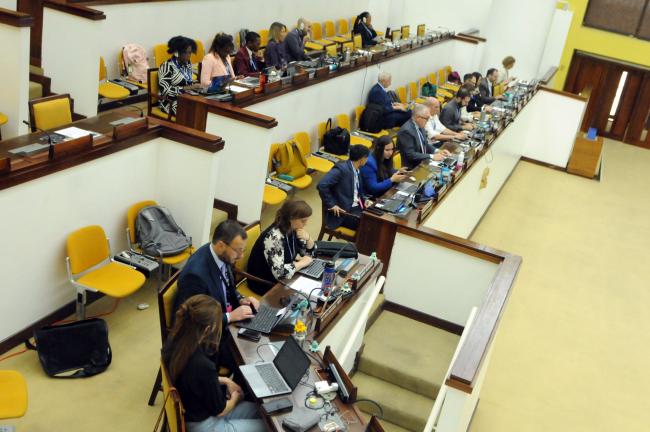 Observers during Tuesday's proceedings