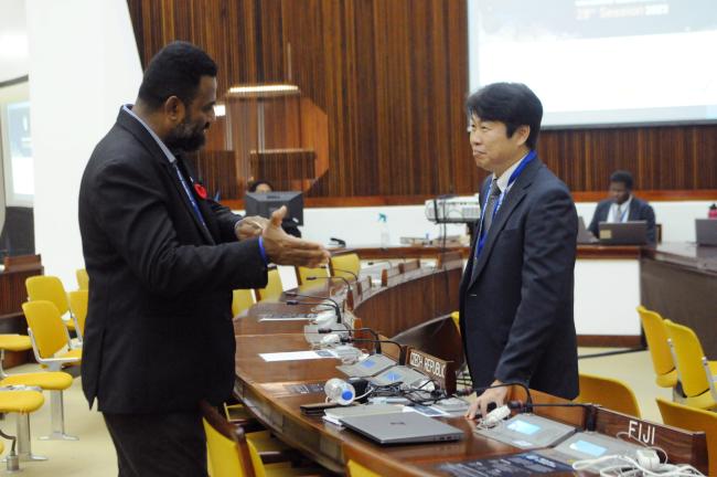 Raymond Mohammed, Fiji, and Ichiro Shimogaite, Japan