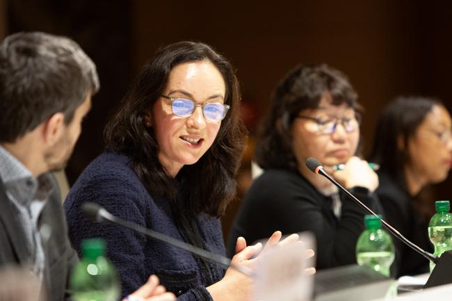 Sjarah Soede, Deputy Director, Inclusive Green Growth Department, Ministry of Foreign Affairs, Netherlands - IGF-AGM 19 - 8 Nov 2023 - Photo