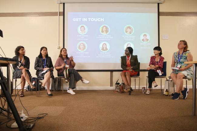 Speakers during the event on Enabling change at local, national, and regional levels 