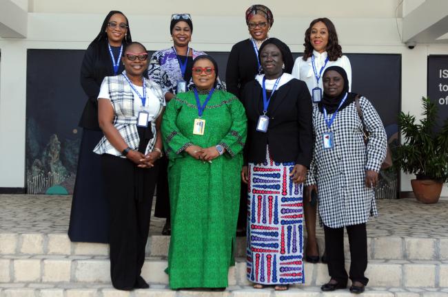 The Nigerian delegation