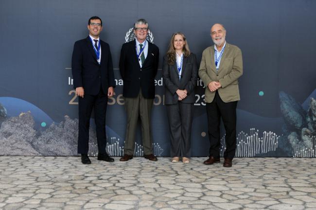 (L-R) Javier San Román, Diego Bermejo Romero de Terreros, Esther Salamanca, and Antonio Nieto Magro, Spain