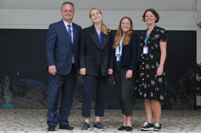 (L-R) Olav Myklebust, Dagny Marie Aas Hovind, Anja Morris, and Hilda Kjeldstad, Norway