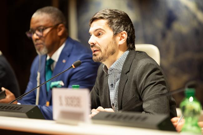 Tom Moerenhout, Critical Minerals Lead, Columbia University Center on Global Energy Policy and  Senior Associate, International Institute for Sustainable Development (IISD) - IGF-AGM 19 - 8 Nov 2023 - Photo