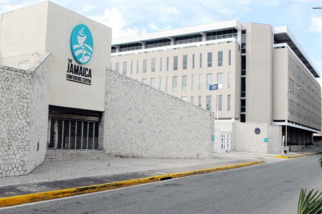 A view of the Jamaica Conference Centre and ISA headquarters