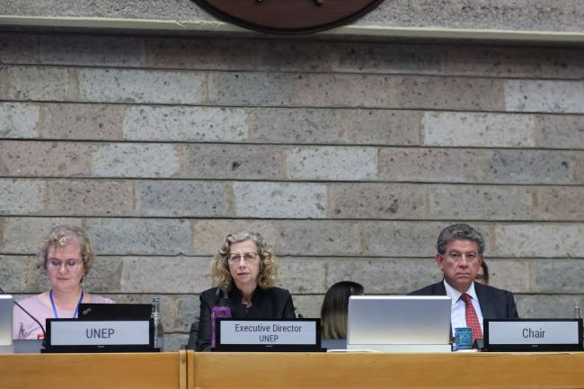 View of the dais 