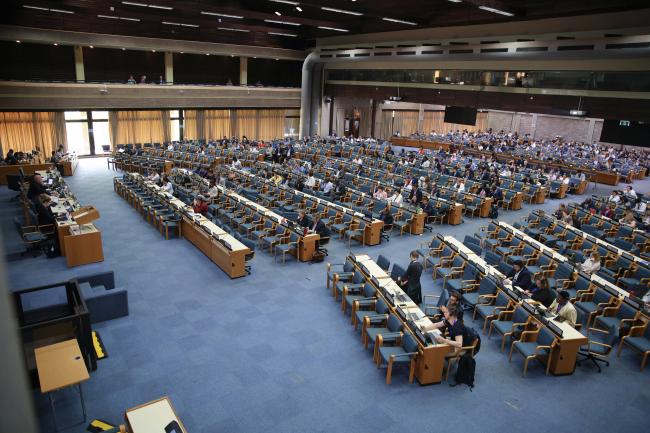 View of the room during Contact Group 1 