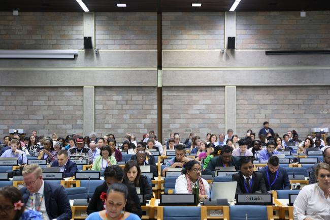 View of the room during the Contact Group 1 