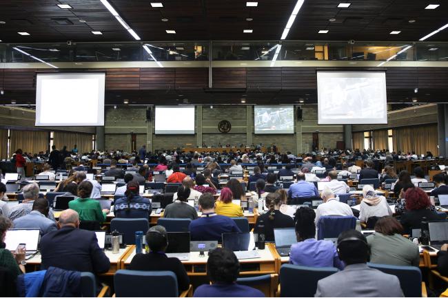 View of the room during the Contact Group 1