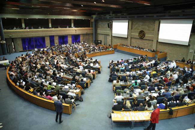 View of the room during the Contact Group 2 
