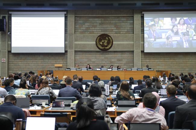 View of the room during the Contact Group 2