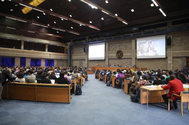 View of the room during the Contact Group 2