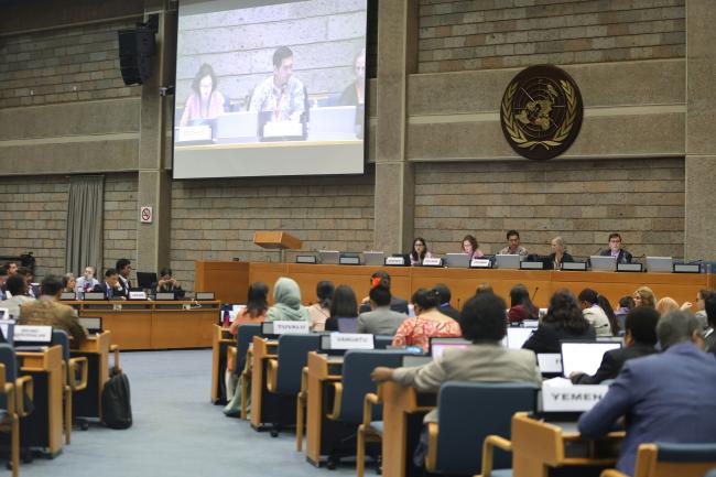 View of the room during the Contact Group 3