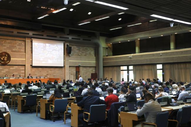 View of the room during the contact group 3 