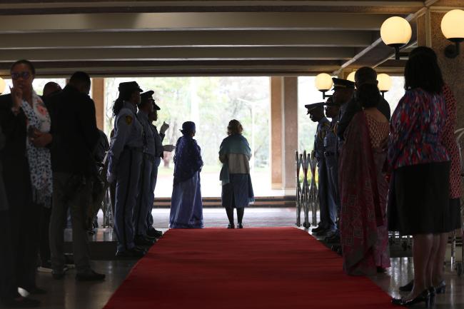 Zainab Hawa Bangura, UNON, and Inger Andersen, UNEP 