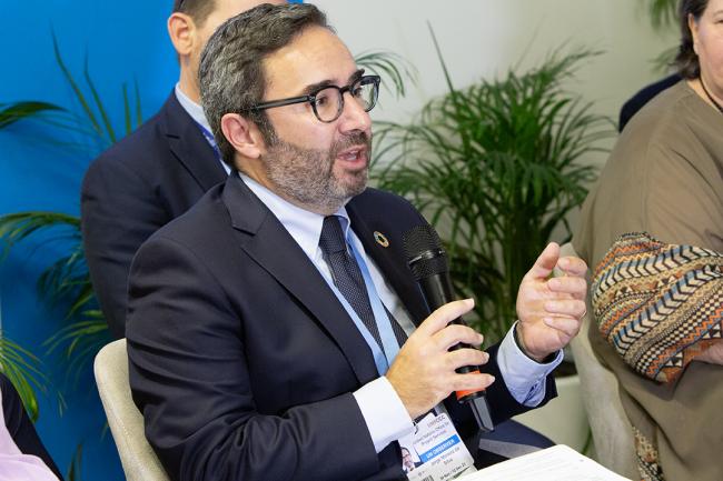 Jorge Moreira da Silva, Executive Director, UN Office for Project Services (UNOPS) - EMG Side Event - COP28 - 2 Dec 2023 - Photo