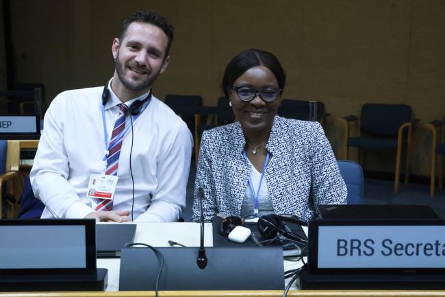 Agustín Harte, and Ifueko Olanipekun, BRS Secretariat 