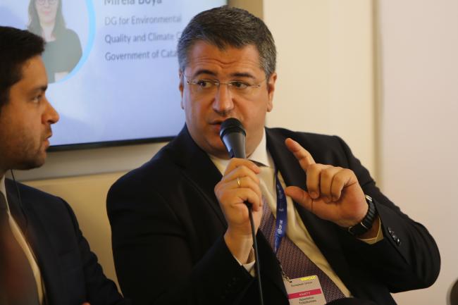 Apostolos Tzitzikostas, First Vice-President of the European Committee of the Regions and Governor of Central Macedonia Region (Greece) -IISD-COP28 6dec2023 - Photo