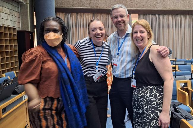 Participants during the OEWG 2 SPP