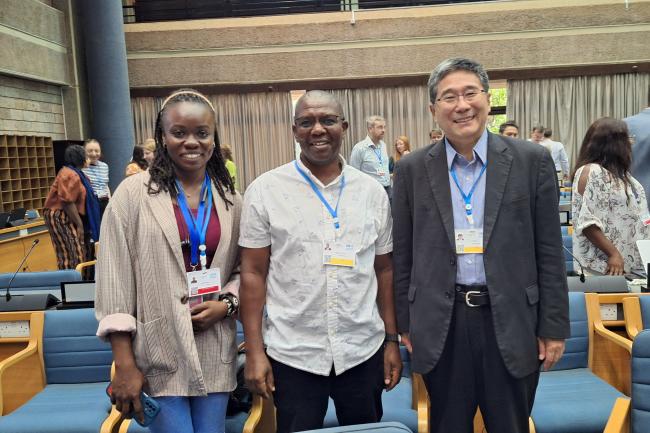 Participants during the OEWG 2 SPP