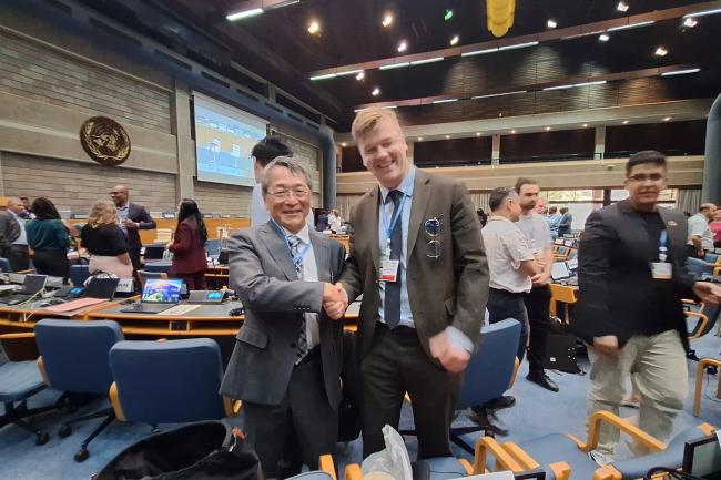 Participants during the OEWG 2 SPP