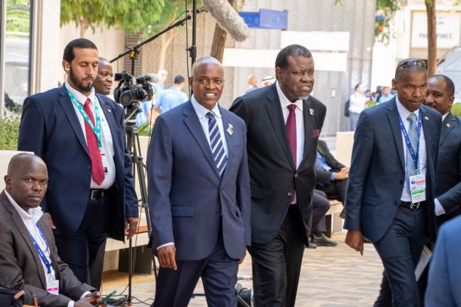 Arriving Presidents