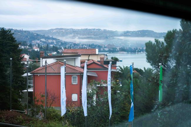 Portorož as seen from the venue