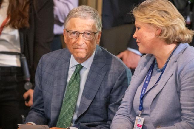 Bill Gates and Anne Beathe Tvinnereim