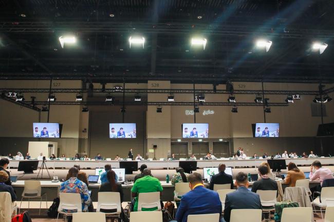View of the room during an workshop on non-market approaches