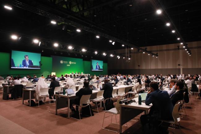 View of the room during informal consultations on matters relating to the clean development mechanism