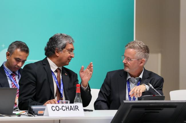 Kishan Kumarsingh, Trinidad and Tobago, and Georg Børsting, Norway