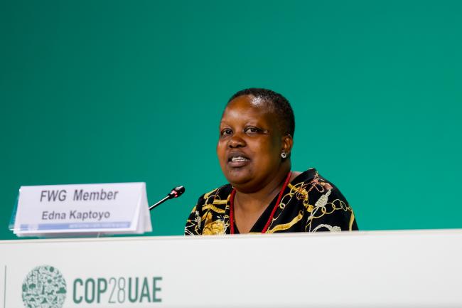 Edna Kaptoyo, FWG member