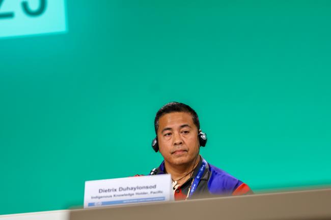 Dietrix Duhaylonsod, Indigenous Knowledge Holder, Pacific