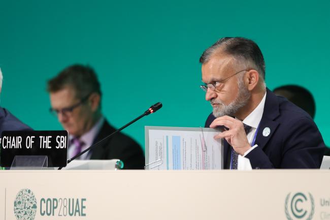 Subsidiary Body for Implementation (SBI) Chair Nabeel Munir, Pakistan