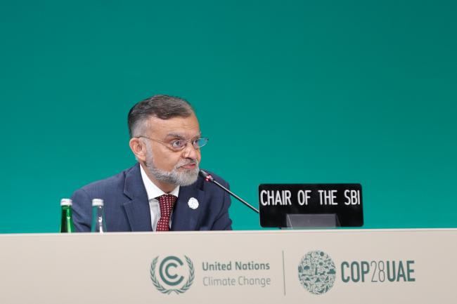 Subsidiary Body for Implementation (SBI) Chair Nabeel Munir, Pakistan