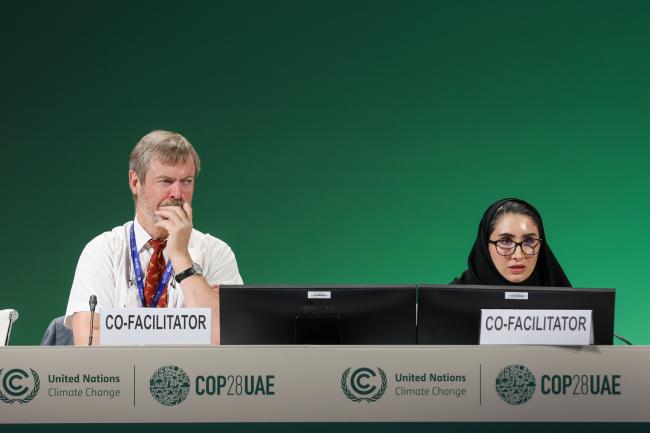 Co-Facilitators Peer Stiansen, Norway, and Maria AlJishi, Saudi Arabia