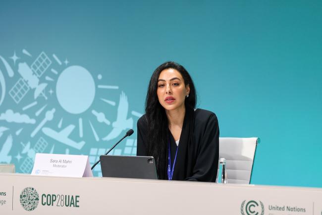 Sara Ghazi Al Mahri, Director of Diplomatic Engagement, COP 28