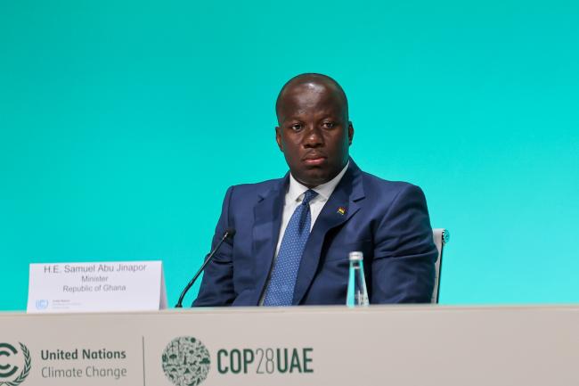 Samuel Abu Jinapor, Minister for Lands and Natural Resources, Ghana