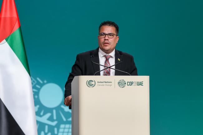 Matthew Samuda, Minister without Portfolio in the Ministry of Economic Growth and Job Creation with Responsibility for Water, Environment and Climate Change, Jamaica