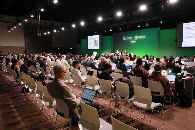 View of the room during an informal consultation on guidance on cooperative approaches referred to in Article 6, paragraph 2, of the Paris Agreement