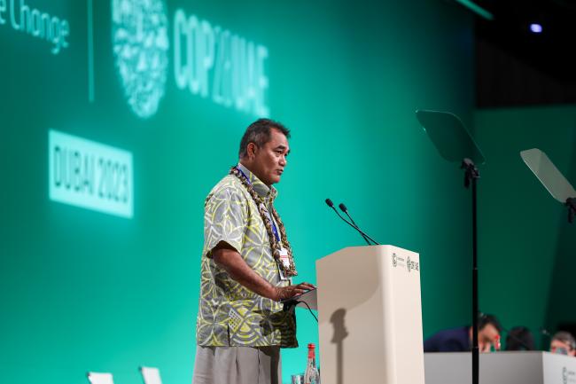 Toeolesulusulu Cedric Schuster, Minister of Natural Resources and Environment, Samoa