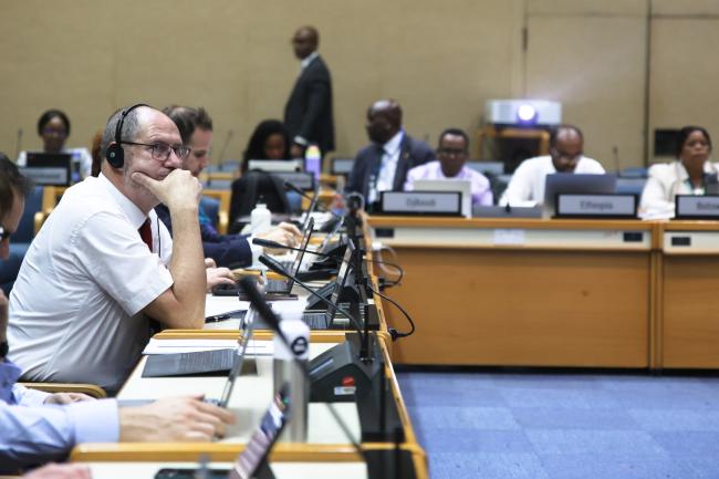 Delegates following the proceedings during CG2 